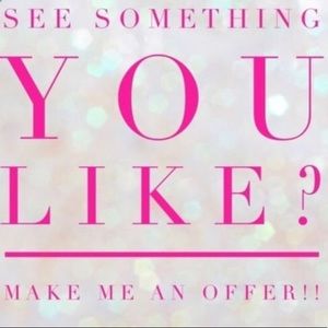 Reasonable offers welcome!